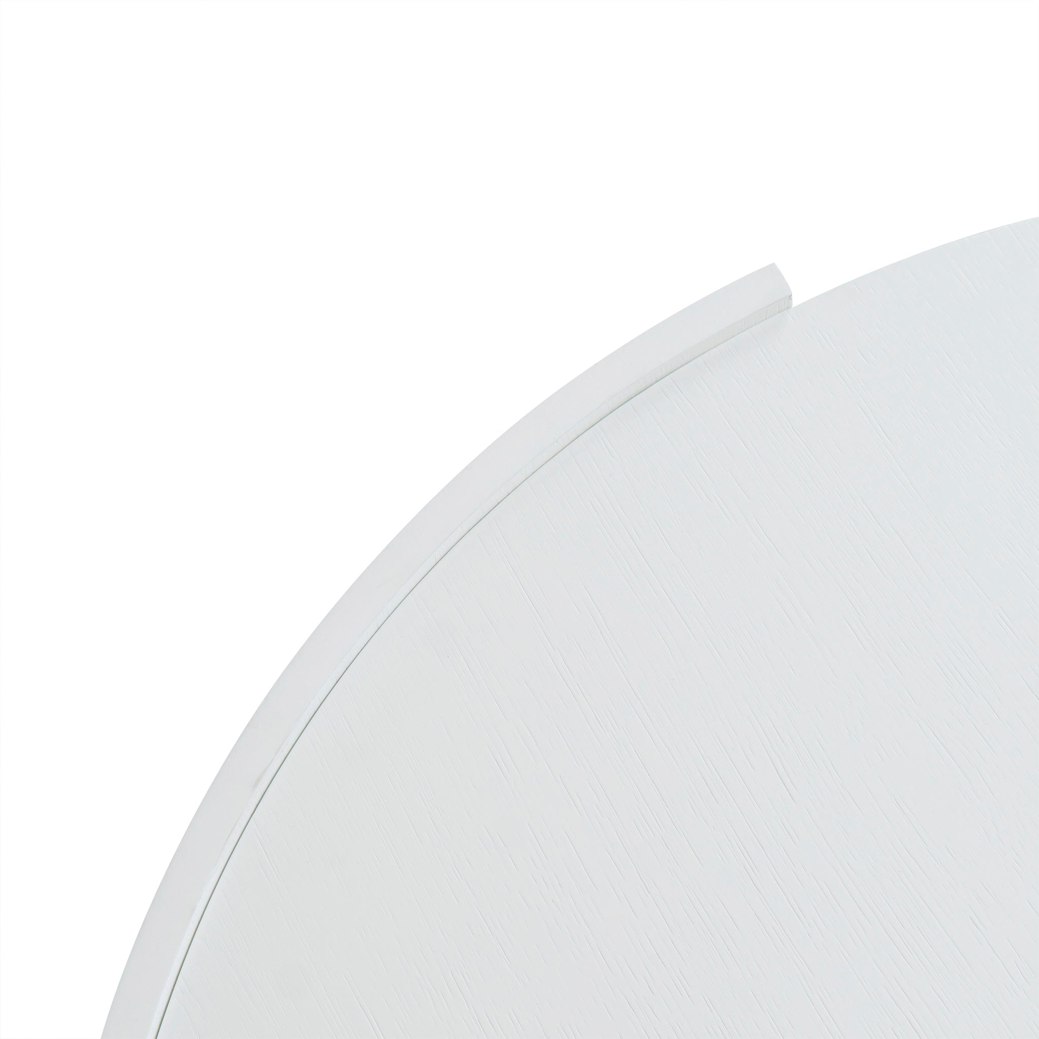 CCF8975-CN 100cm Wooden Round Coffee Table - White