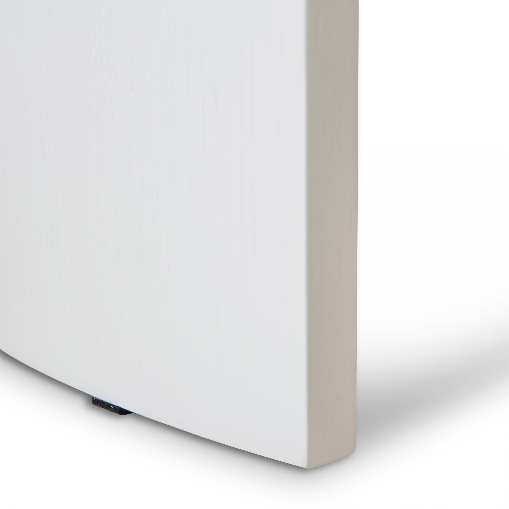 CCF8975-CN 100cm Wooden Round Coffee Table - White