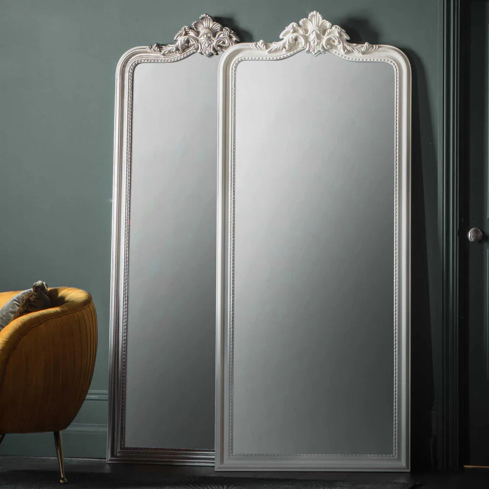 Cagney Floor Mirror - Silver