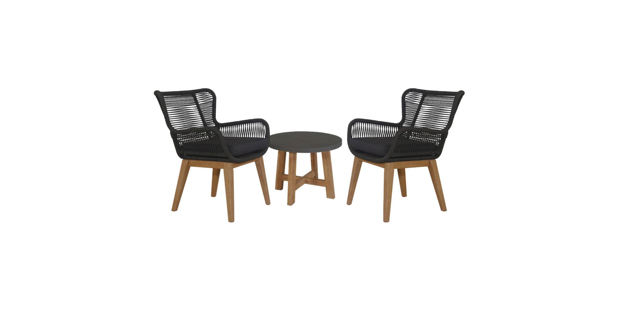 Chesapeake Outdoor Chat Seat & Table Set