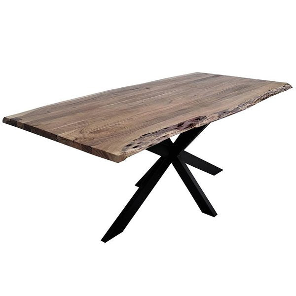 Appleton Acacia Wood & Metal Dining Table - 180cm