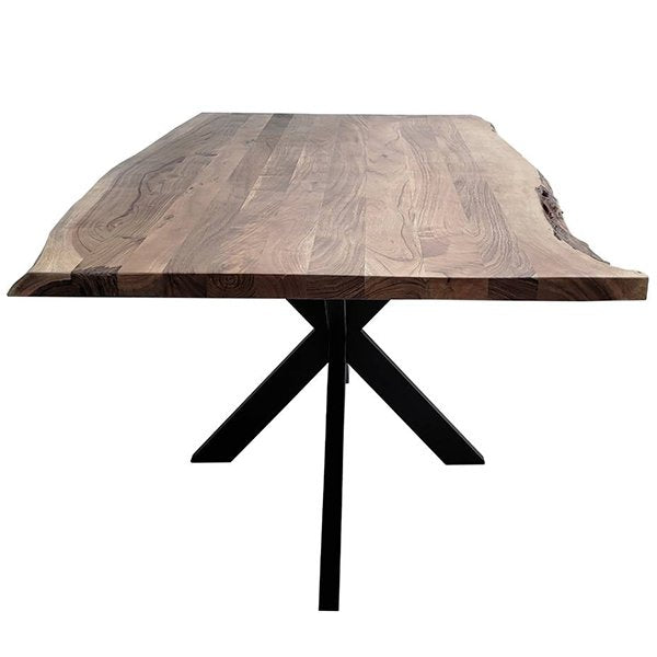 Appleton Acacia Wood & Metal Dining Table - 180cm