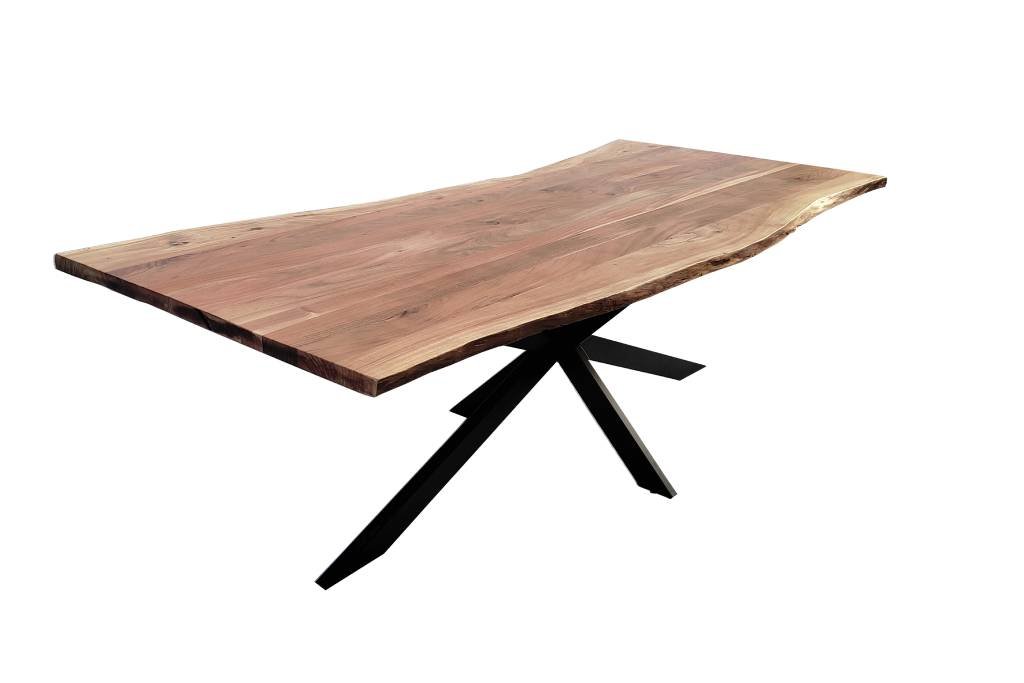Appleton Acacia Wood & Metal Dining Table - 240cm