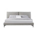 Fabric King Bed Frame - Olive Brown Boucle - image 4