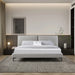 Showcasing Camina Fabric Queen Bed Frame - Olive Brown Boucle BD8365-YO Bed Frame by Calibre Furniturs