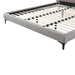 Fabric King Bed Frame - Olive Brown Boucle - image 10
