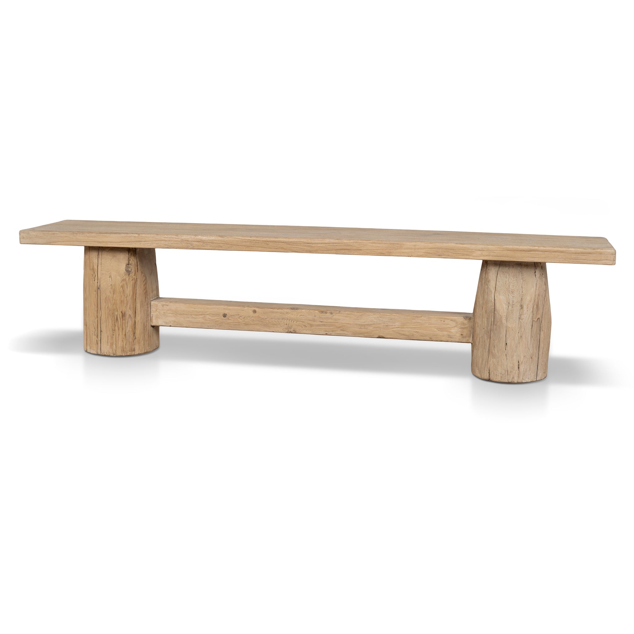 CDB10234-NA 2m Elm Bench - Natural