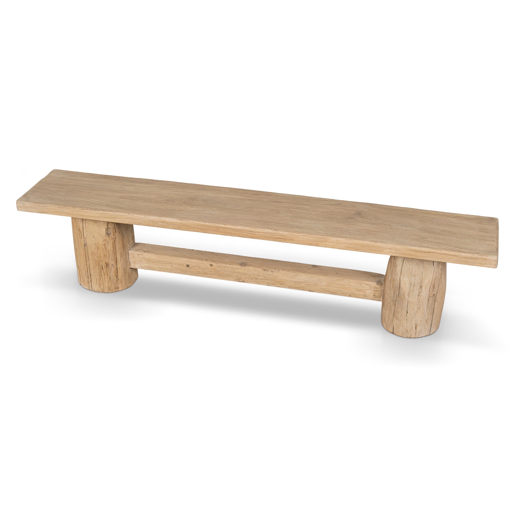 CDB10234-NA 2m Elm Bench - Natural