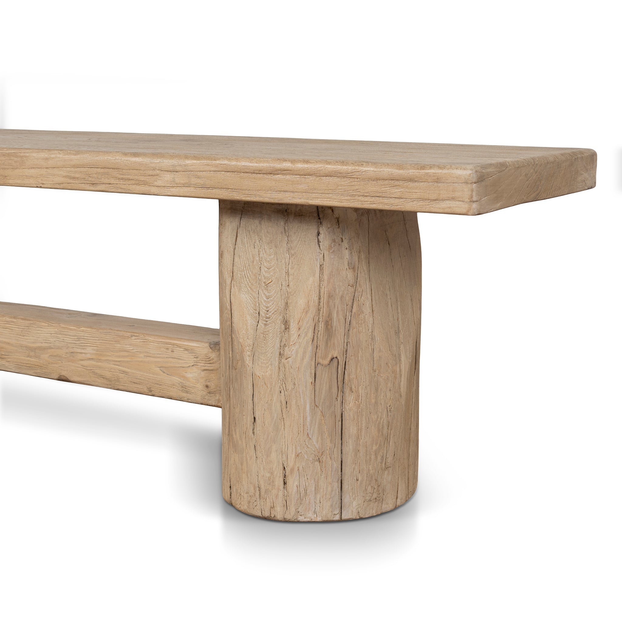 CDB10234-NA 2m Elm Bench - Natural