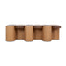 1.68m Dining Bench - Two Tone Natural - image 2