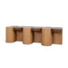 Showcasing Dapelo 1.68m Dining Bench - Two Tone Natural DB12115-CN Bench by Calibre Furniturs