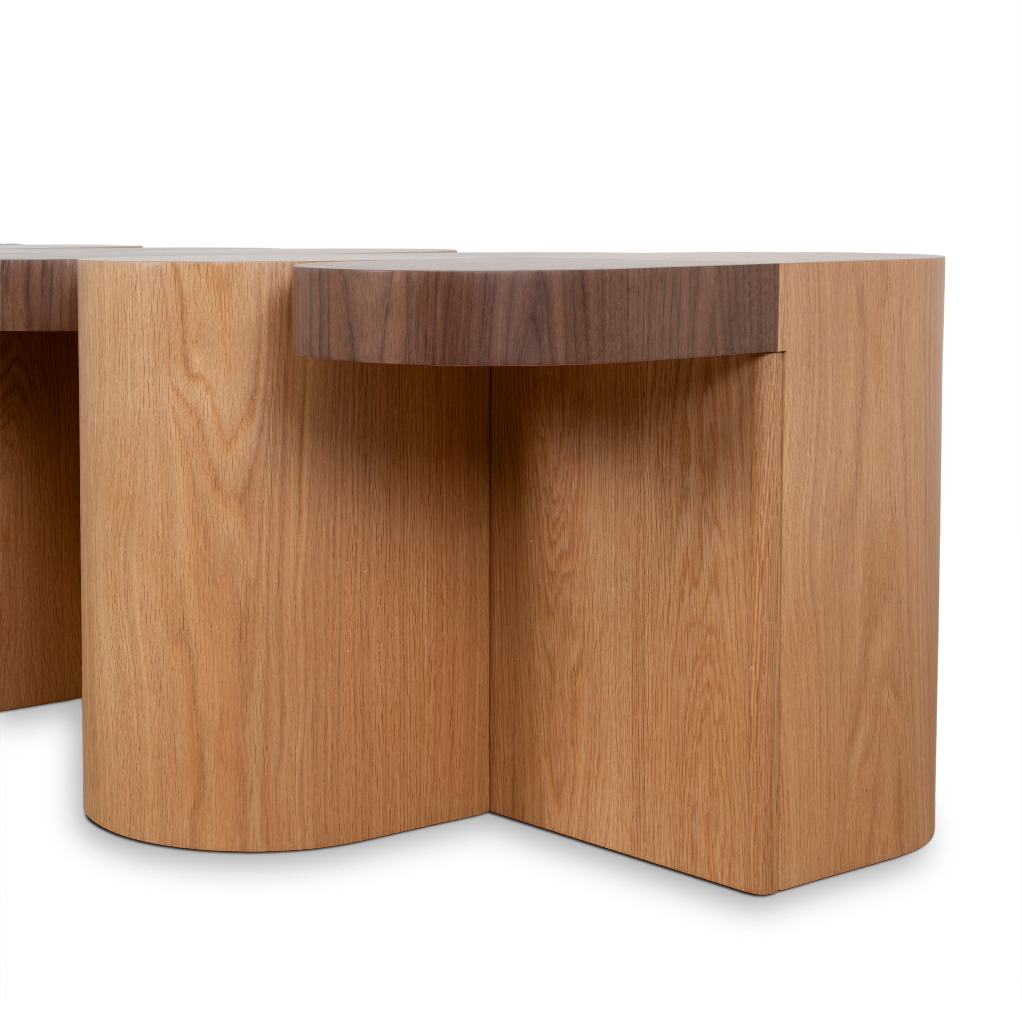 1.68m Dining Bench - Two Tone Natural - image 6