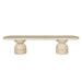 Showcasing Celimora 2m Indoor Bench - Light Travertine Look DB12288-CO Bench by Calibre Furniturs