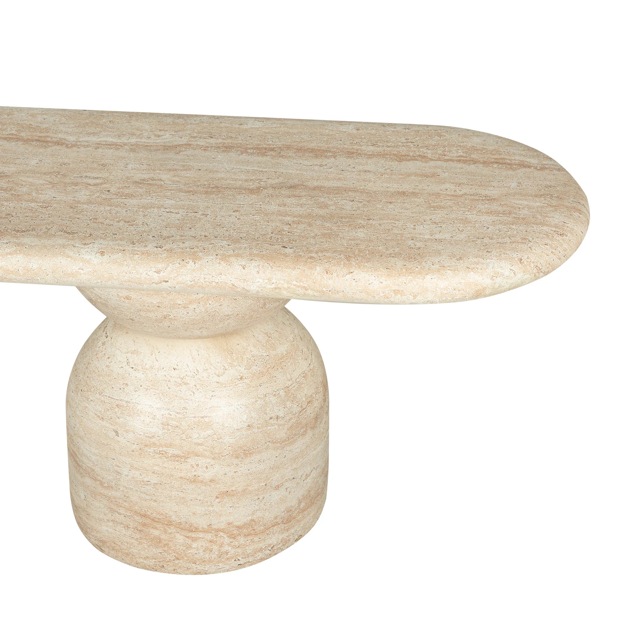 Celimora 2m Indoor Bench - Light Travertine Look