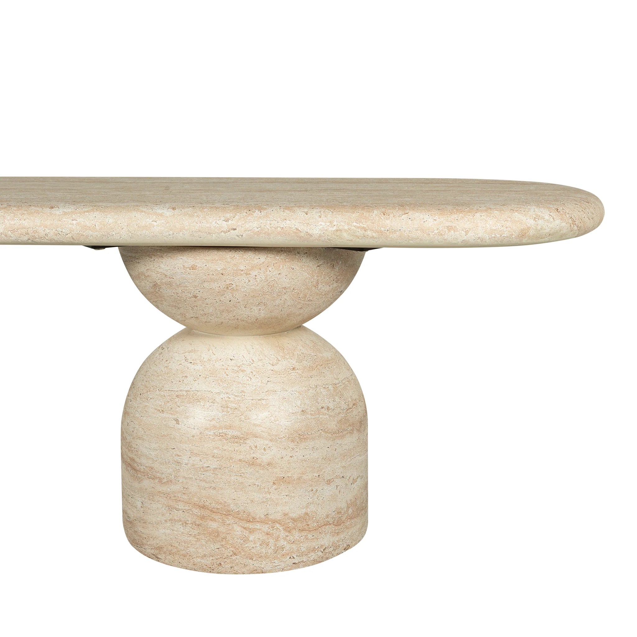 Celimora 2m Indoor Bench - Light Travertine Look