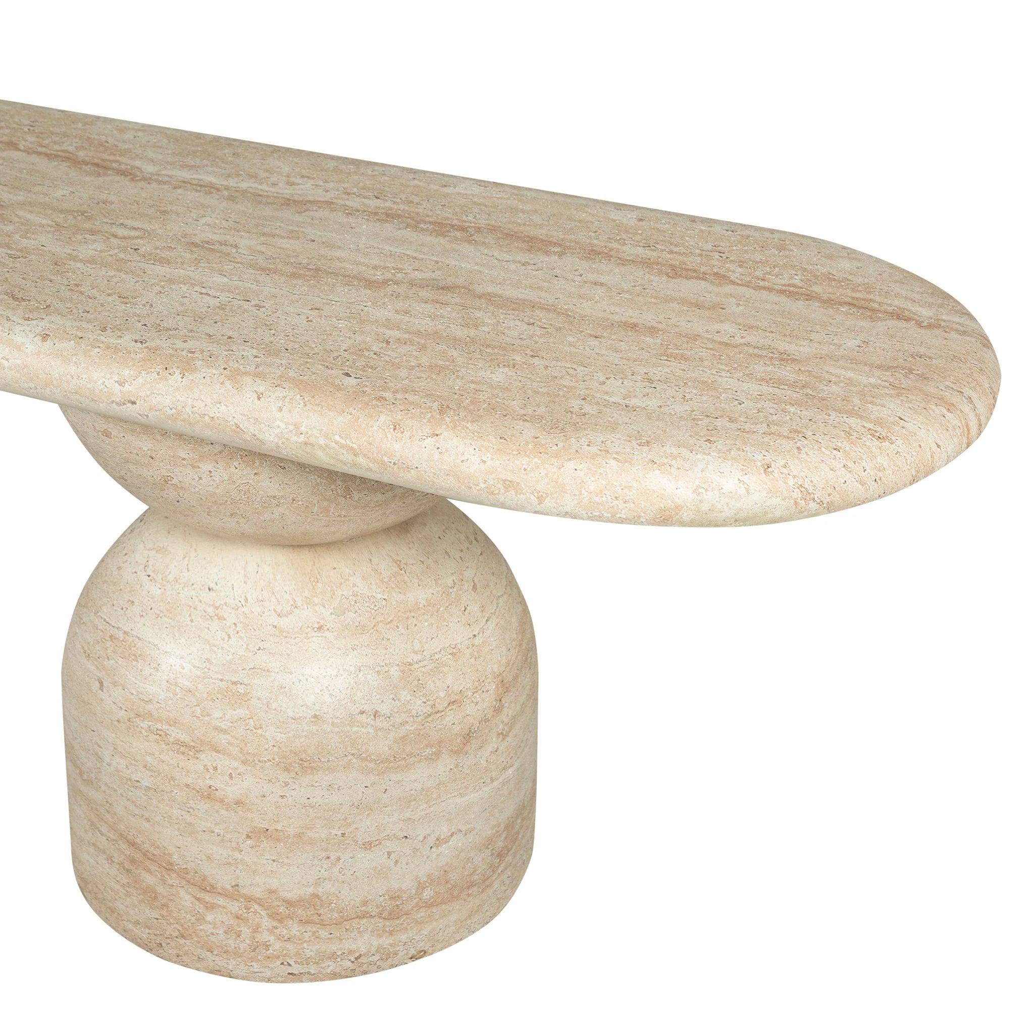 Celimora 2m Indoor Bench - Light Travertine Look