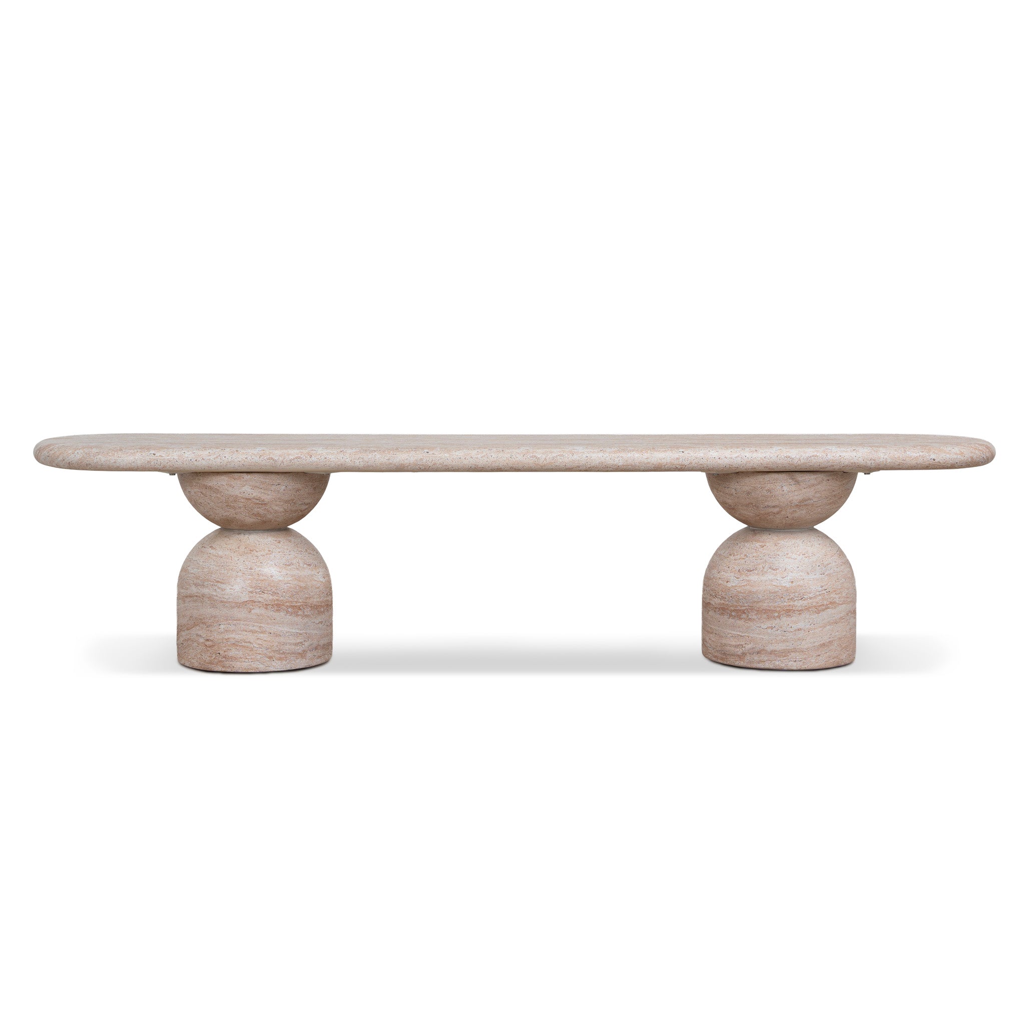 CDB12288-CO 2m Indoor Bench - Light Travertine Look