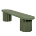 Showcasing Sitasora 2.1m Concrete Bench - Green DB12294-CO Bench by Calibre Furniturs
