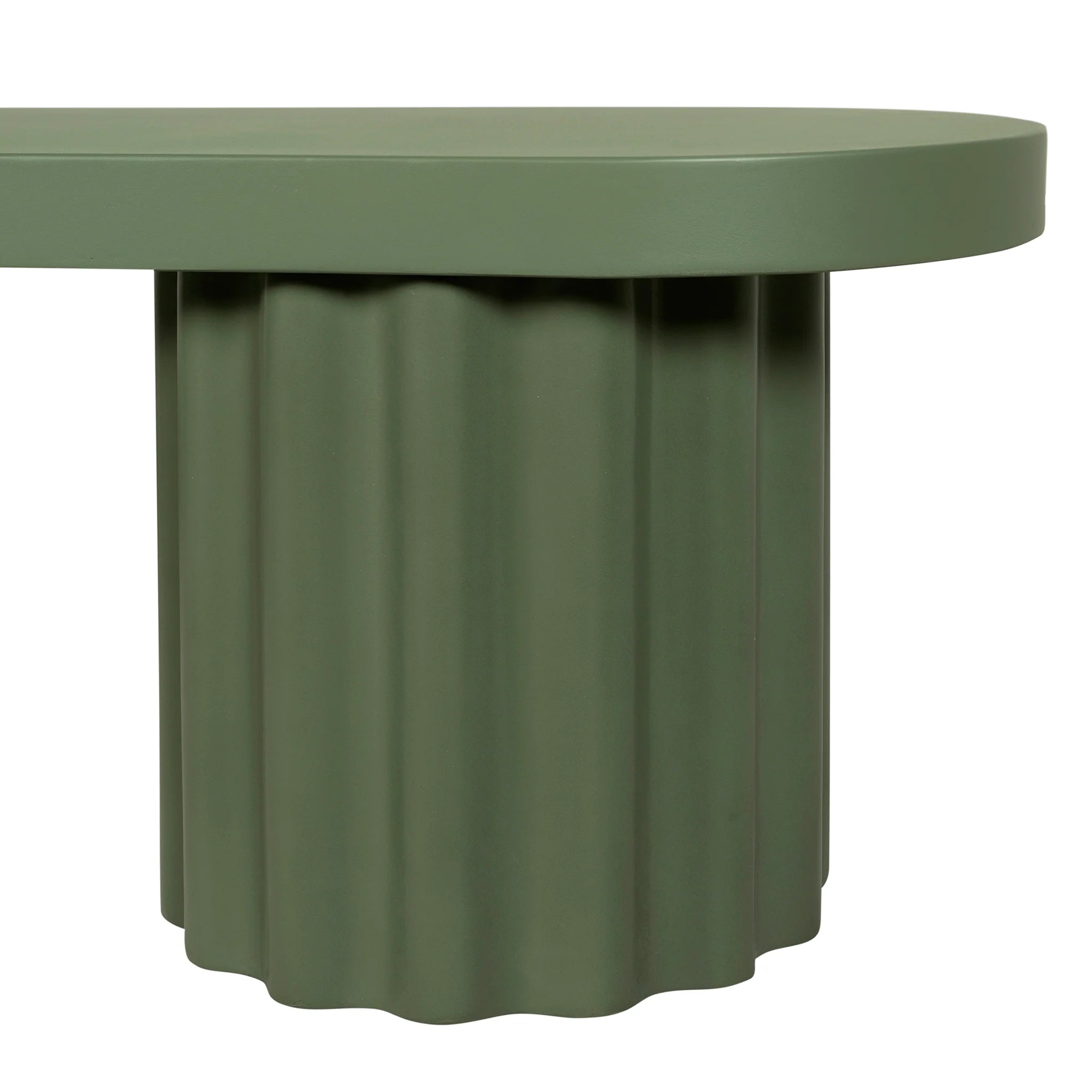 Sitasora 2.1m Concrete Bench - Green