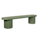 Showcasing Sitasora 2.1m Concrete Bench - Green DB12294-CO Bench by Calibre Furniturs