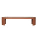 Showcasing Kirevera 2m Concrete Bench - Terracotta DB12298-CO Bench by Calibre Furniturs