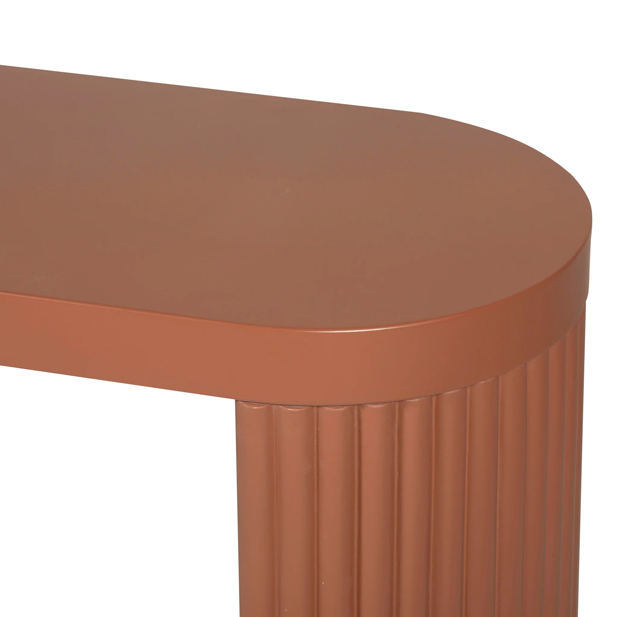 Showcasing Kirevera 2m Concrete Bench - Terracotta DB12298-CO Bench by Calibre Furniturs