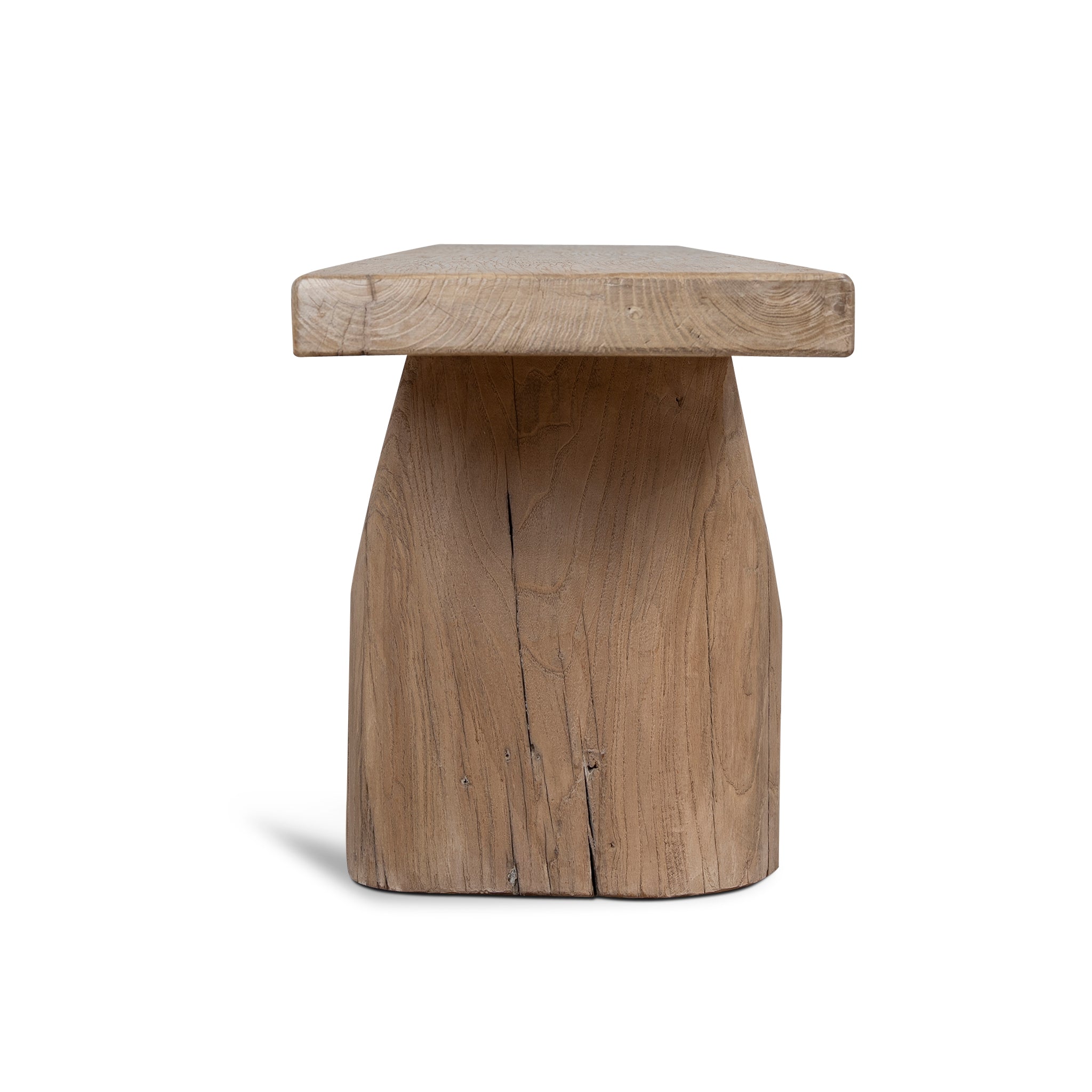 CDB12527-NA 2.5m Elm Bench - Natural