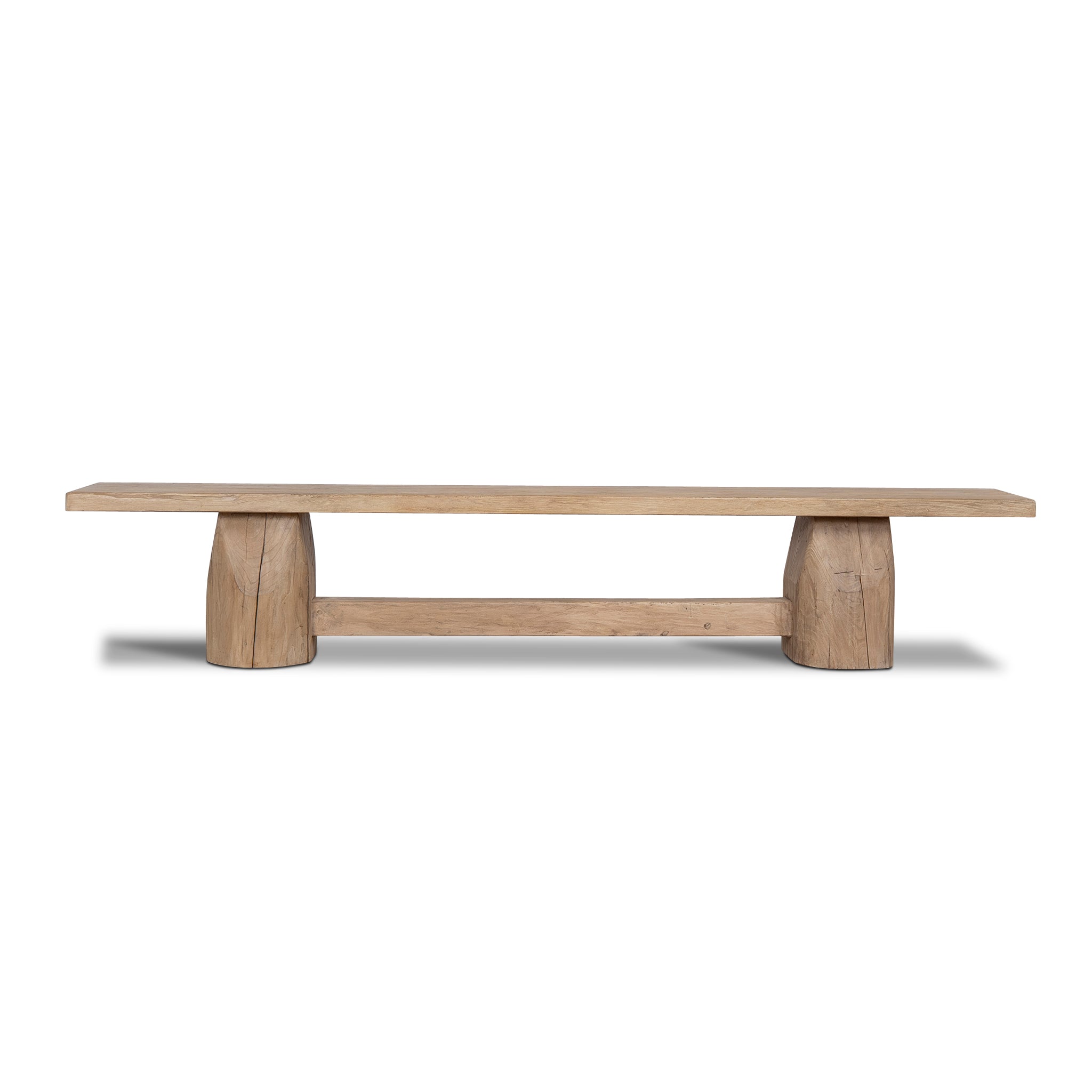 CDB12527-NA 2.5m Elm Bench - Natural