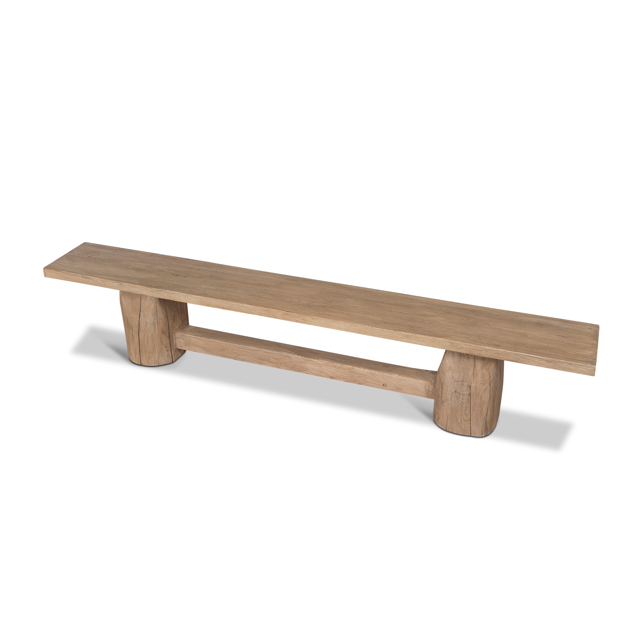 CDB12527-NA 2.5m Elm Bench - Natural