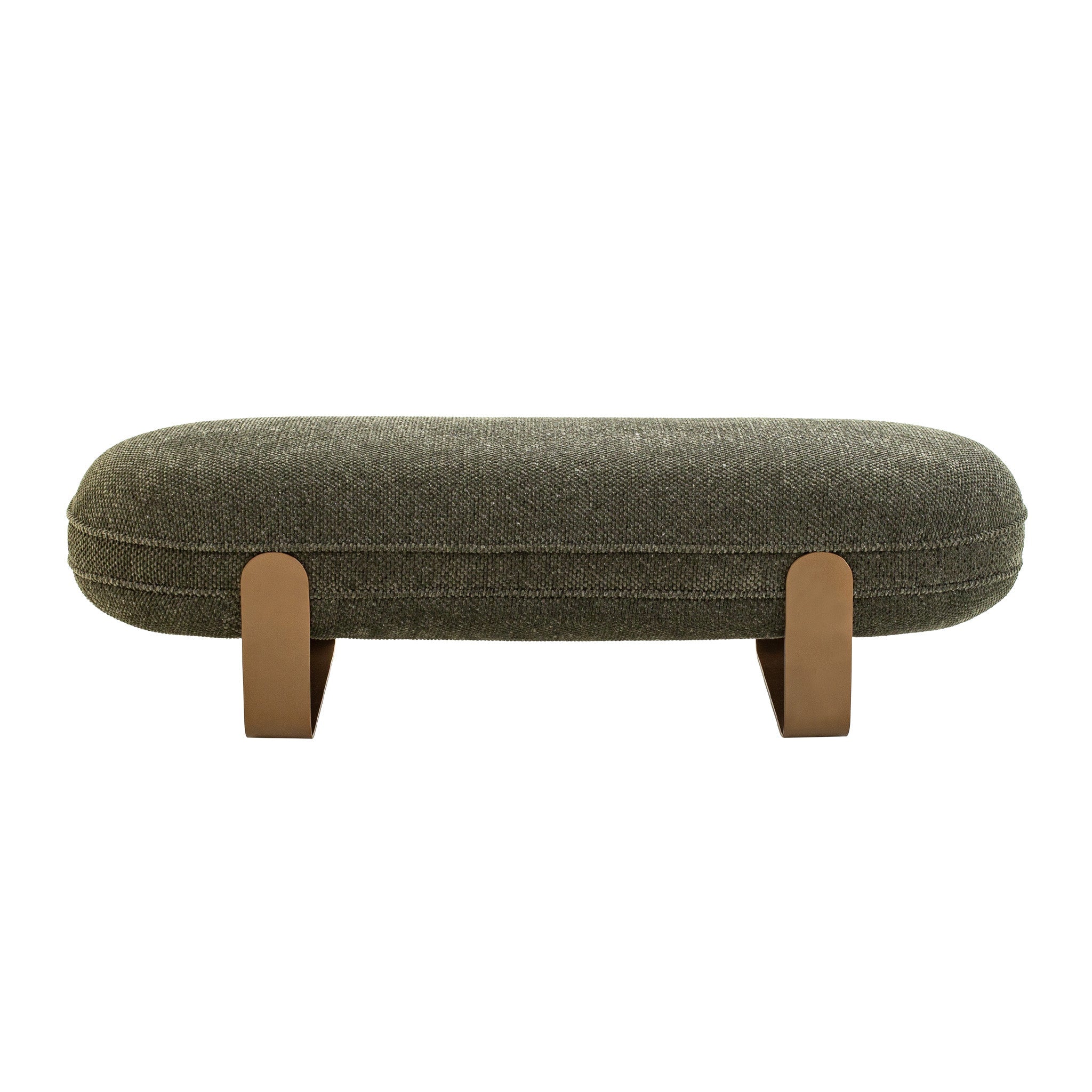 CDB12561-IG 1.5m Long Bench - Woven Green