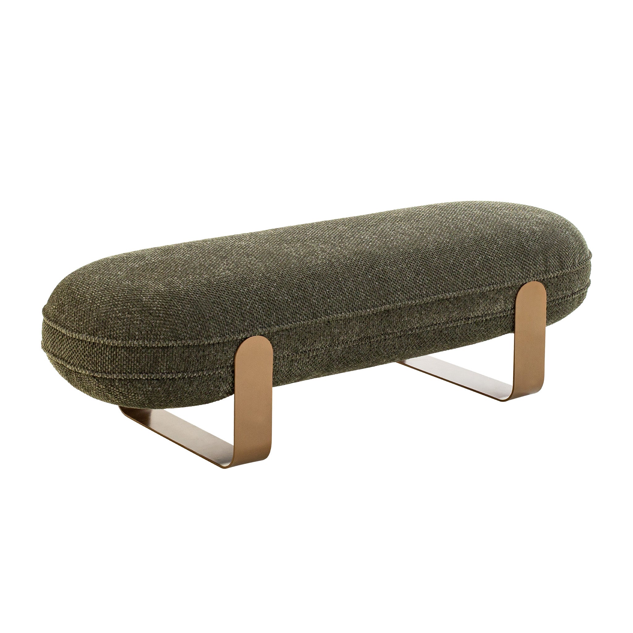 1.5m Long Bench - Woven Green
