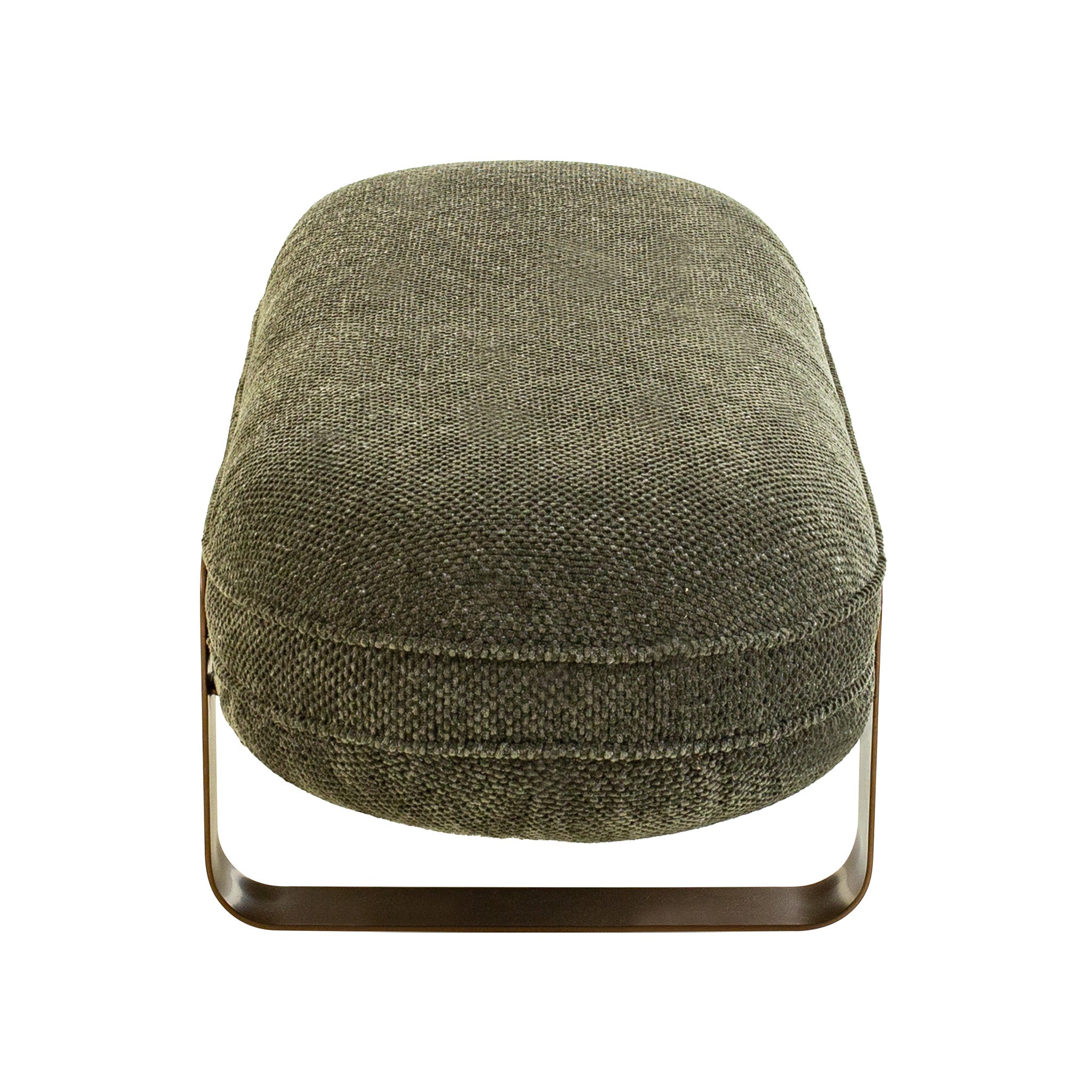 CDB12561-IG 1.5m Long Bench - Woven Green