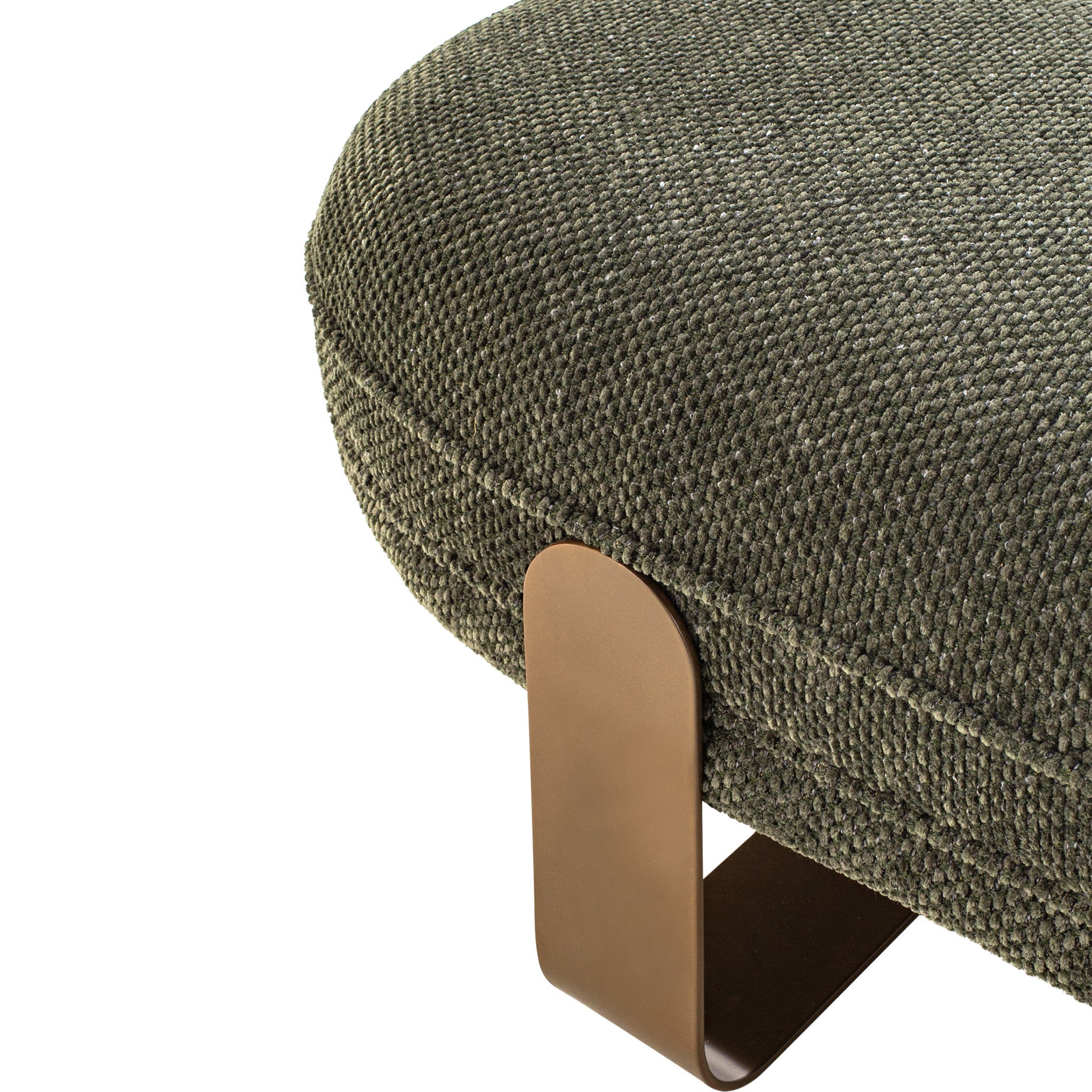 CDB12561-IG 1.5m Long Bench - Woven Green