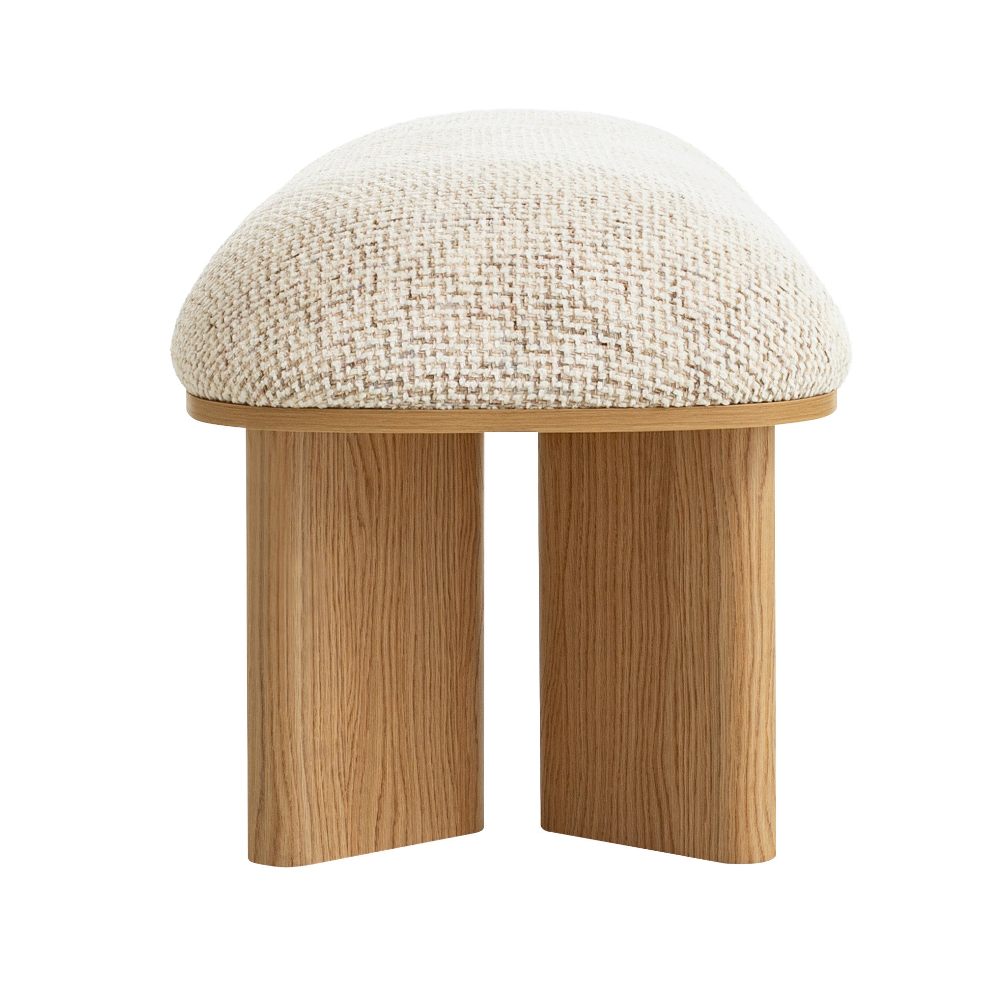 1.5m Natural Bench - Honeycomb White