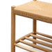 110cm Oak Bench - Natural Seat - image 8