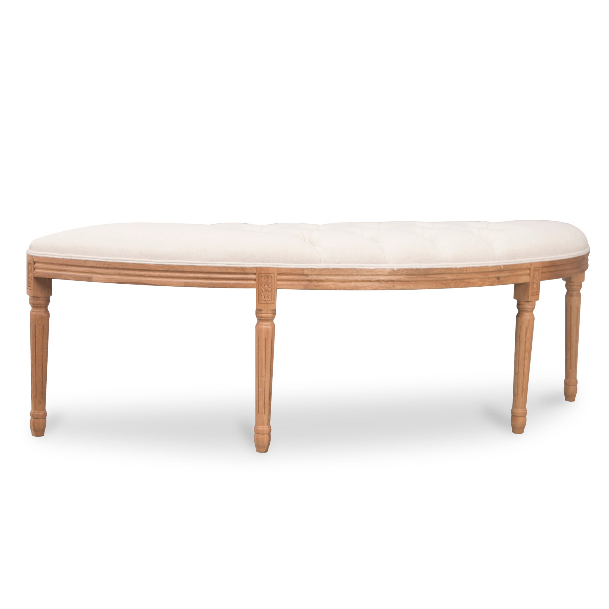 CDB8002-LJ 1.48m Oak Bench -Light Beige