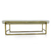 1.52m Bench - Pearl Grey Boucle - image 2