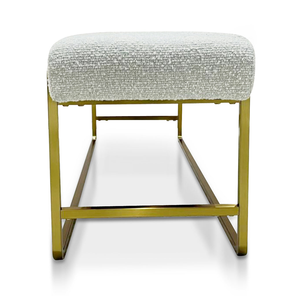 1.52m Bench - Pearl Grey Boucle - image 6