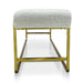 1.52m Bench - Pearl Grey Boucle - image 6