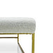 1.52m Bench - Pearl Grey Boucle - image 7