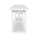 1.8m Wooden Bench - Full White - image 5