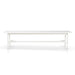 1.8m Wooden Bench - Full White - image 3