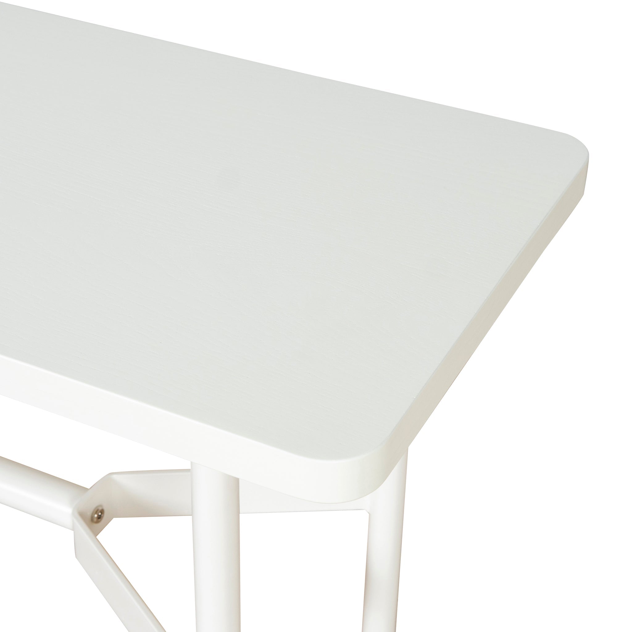 1.8m Wooden Bench - Full White - image 6