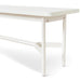 1.8m Wooden Bench - Full White - image 8