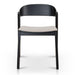 Black Dining Chair - Grey Seat (Set of 2) - image 3