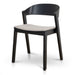 Black Dining Chair - Grey Seat (Set of 2) - image 2
