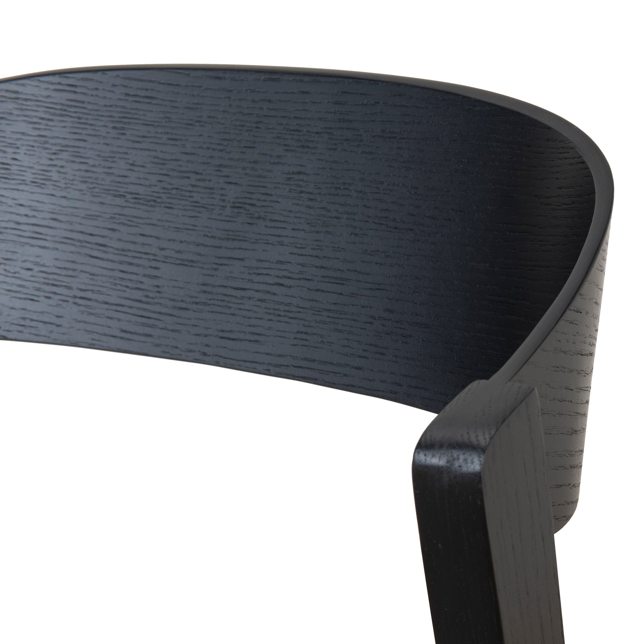 Black Dining Chair - Grey Seat (Set of 2) - image 9