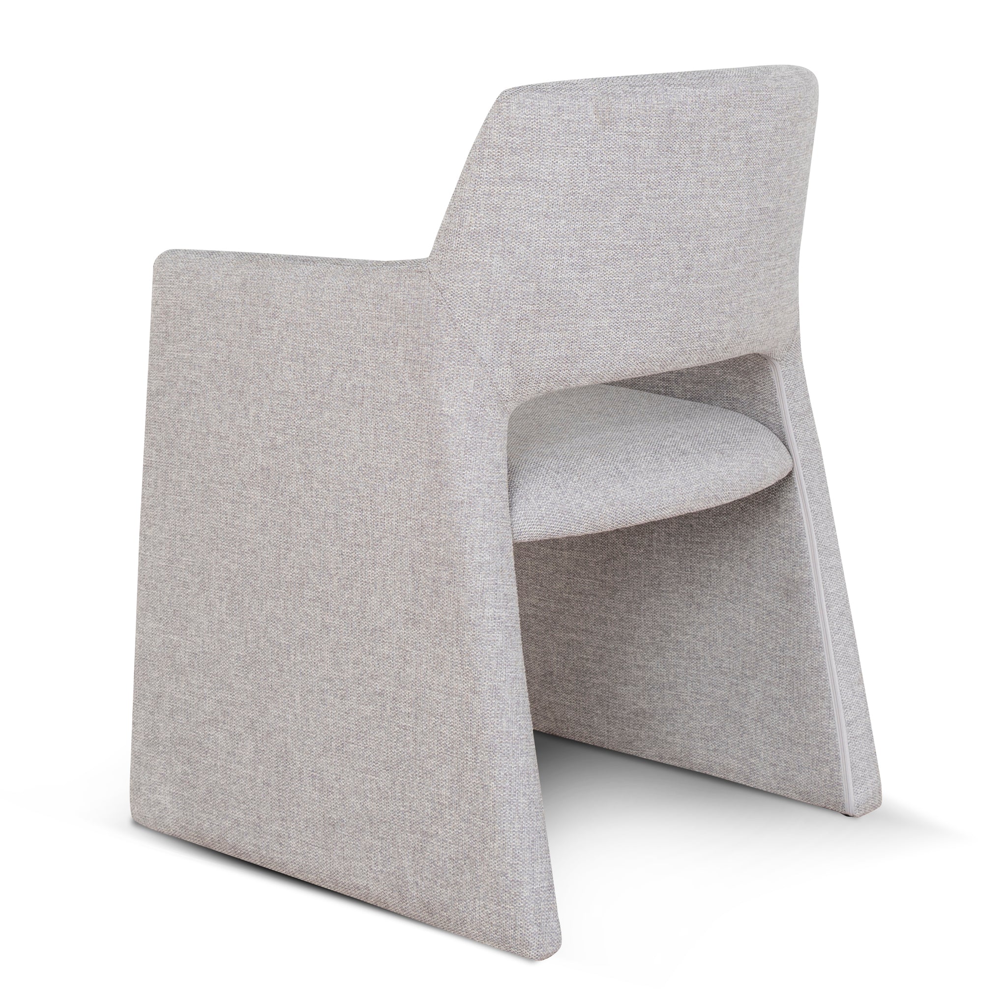 Set of 2 - Marko Fabric Dining Chair - Spec Cloud Grey