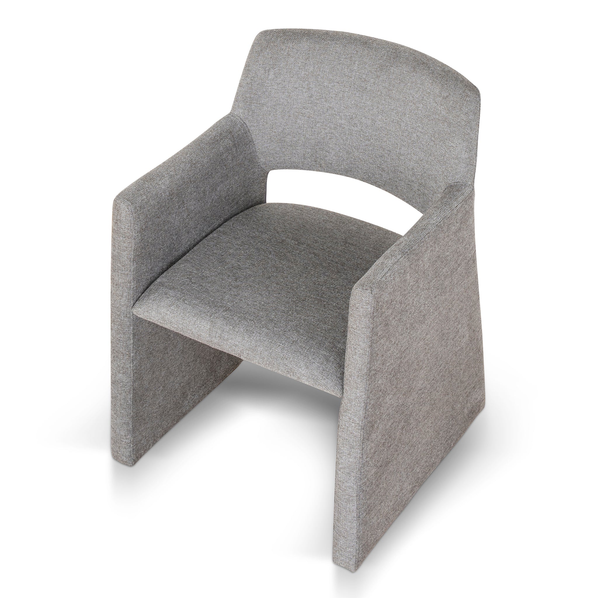 Set of 2 - Marko Fabric Dining Chair - Spec Grey