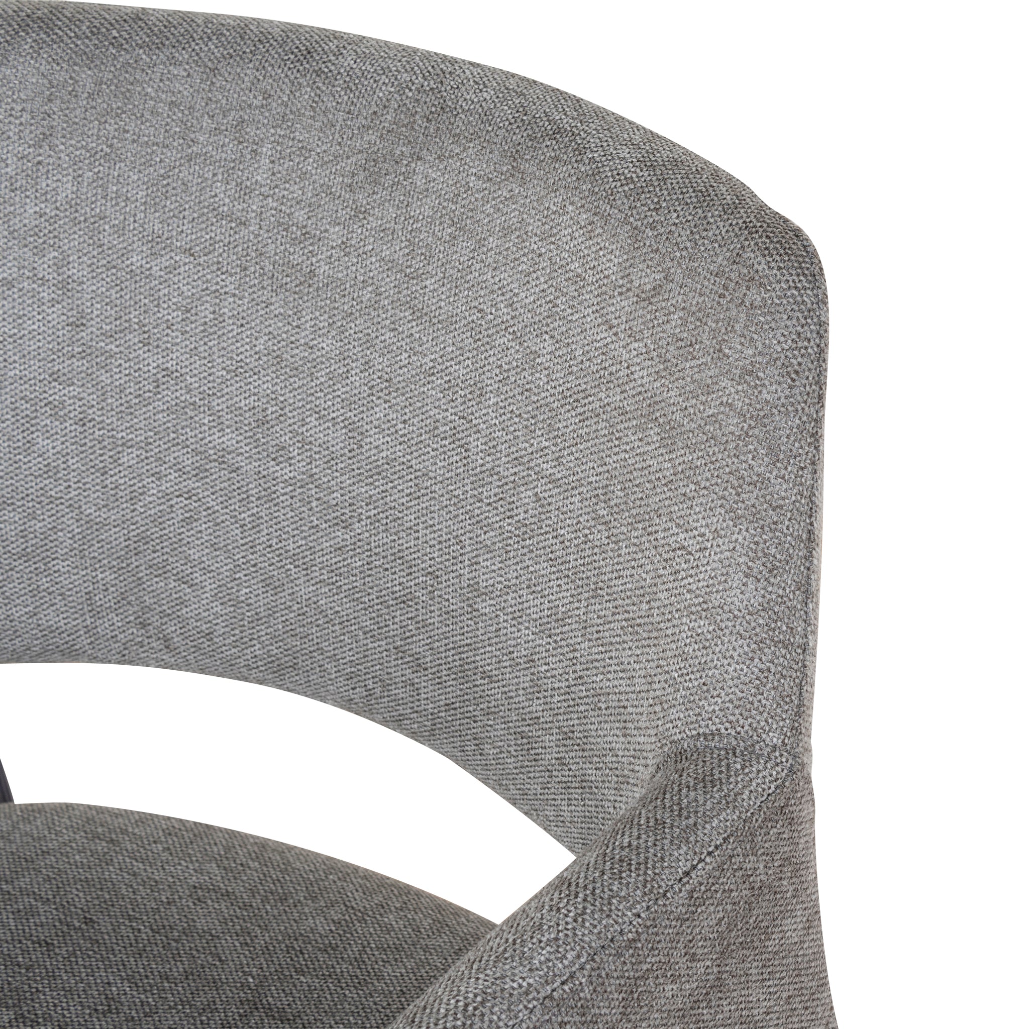 Set of 2 - Marko Fabric Dining Chair - Spec Grey